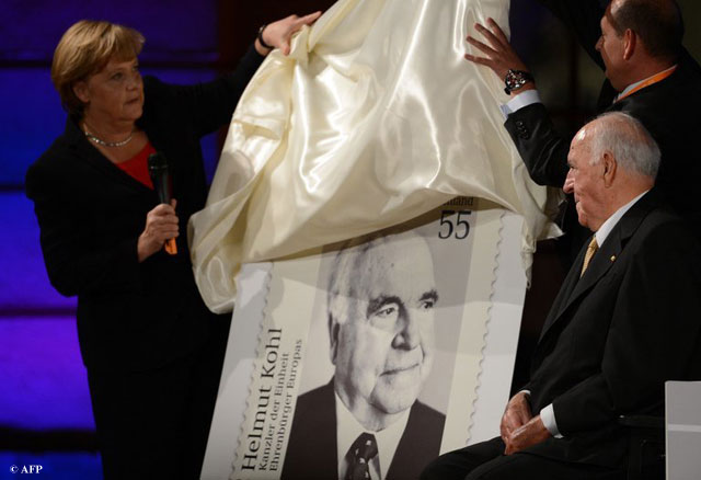 Angela Merkel praises Helmut Kohl role in Europe's history