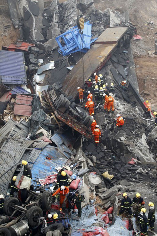 At least eight dead in China bridge collapse The News Tribe